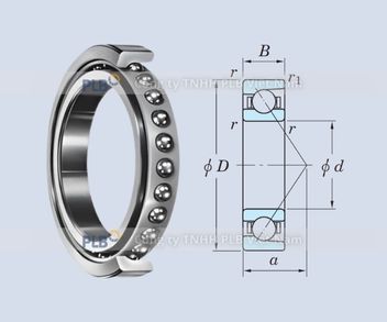 Vòng bi 7011C Koyo 4 vong bi 7011C koyo 4