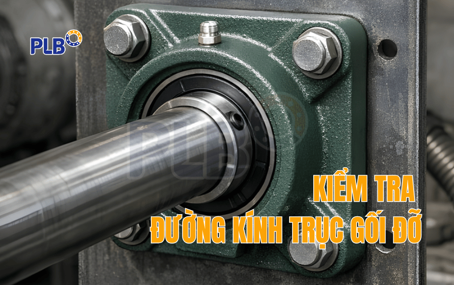 Chọn Gối Đỡ Cho Băng Tải: 5 Lỗi Thường Gặp Cần Tránh 2 Kiểm tra đường kính trục khi chọn gối đỡ cho băng tải
